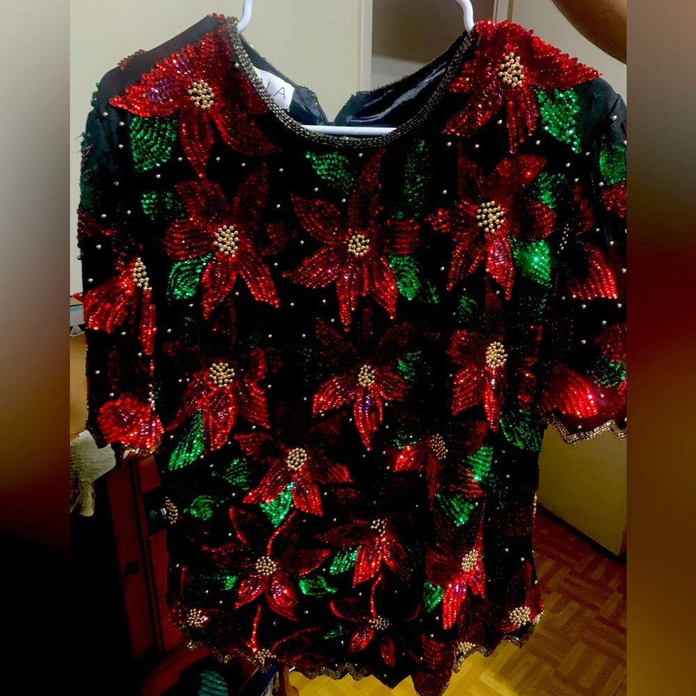 Sequin top